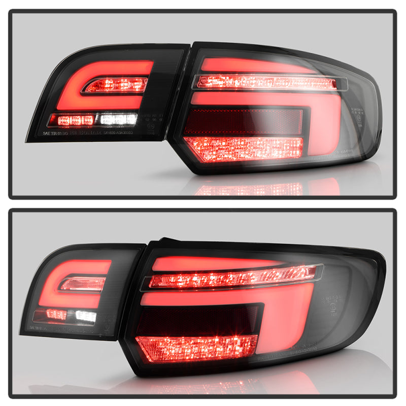 SPYDER 03-08 Audi A3 Full LED Tail Lights - Black (ALT-YD-AA303-LED-BK) 5089076