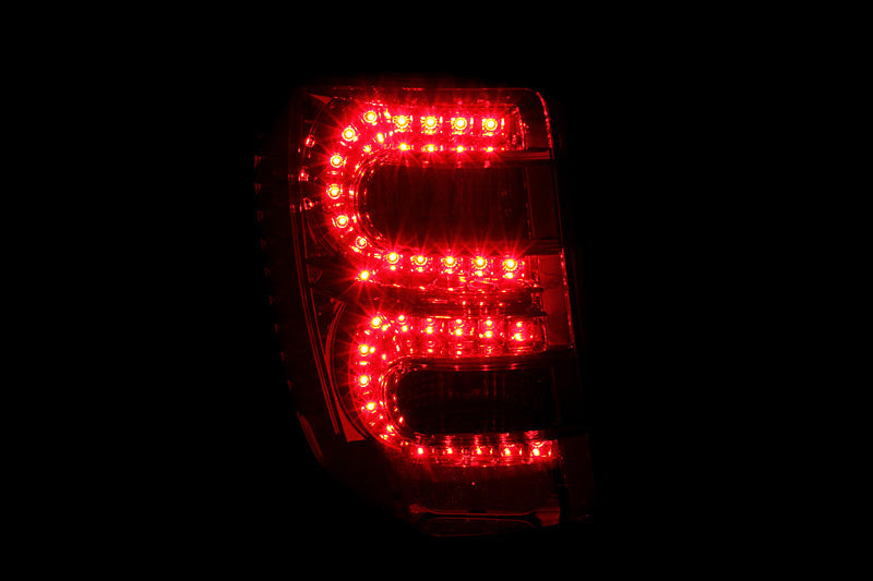 FR SPORT Anzo 1999-2004 Jeep Grand Cherokee LED Taillights Red/Clear - View 4