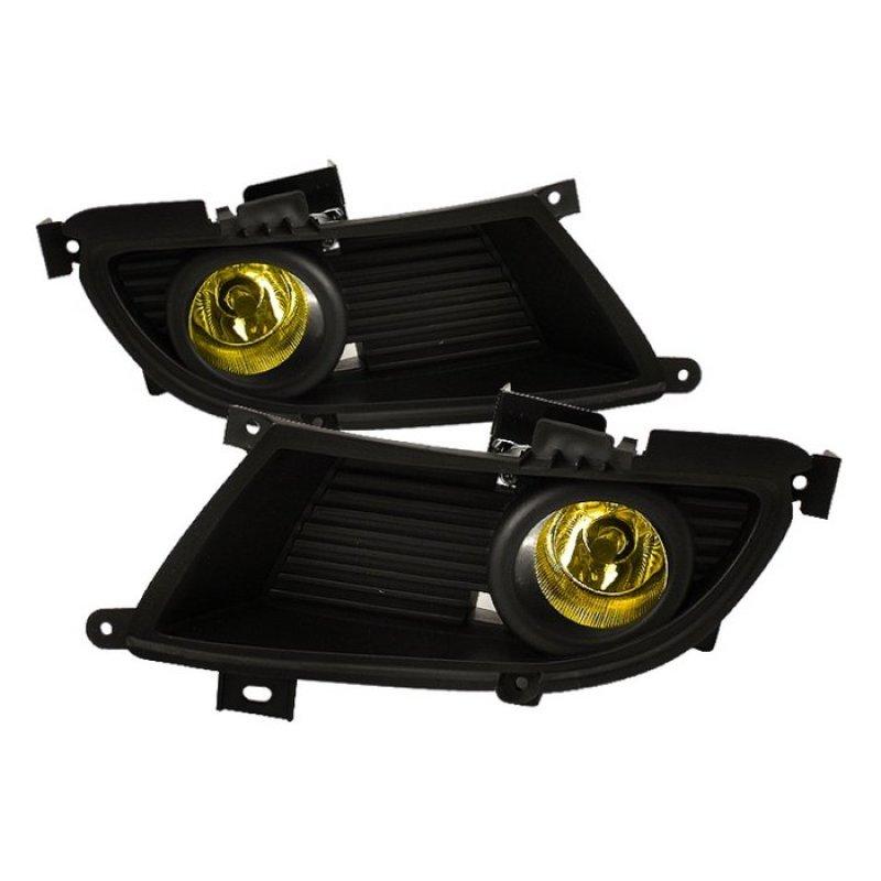 FR SPORT Spyder Mitsubishi Lancer 04-06 OEM Fog Lights w/ Switch (Wont Fit EVO)- Yellow FL-ML04-Y...
