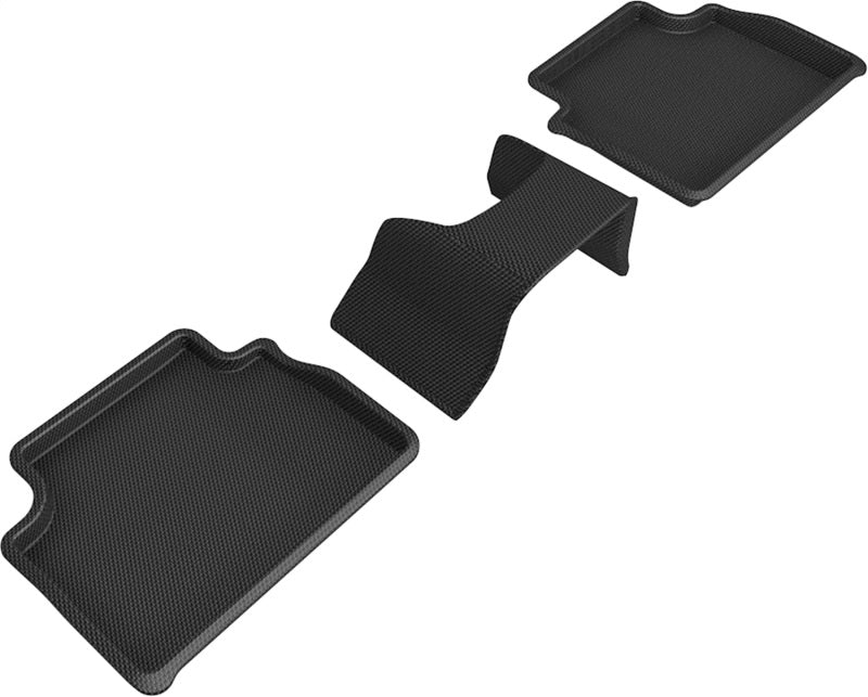 FR SPORT 3D MAXpider 17-21 Alfa Romeo Giulia / Giulia Quadrifoglio Kagu 2nd Row Floormats - Black...