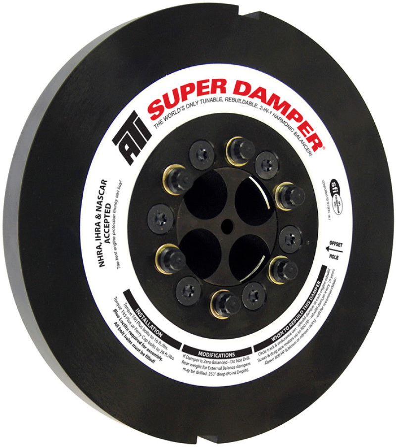 FR SPORT ATI Damper - 9.25in - Steel - 8 Grv - Cummins 6BT - 5.9L - 92-98 - 2 Timing Slots - 3...