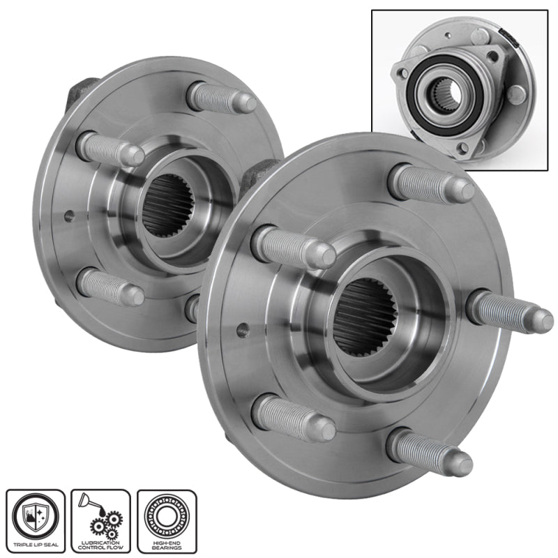 FR SPORT SPYDER xTune Wheel Bearing and Hub ABS Buick LaCrosse 10-16 - Front Left and Right...