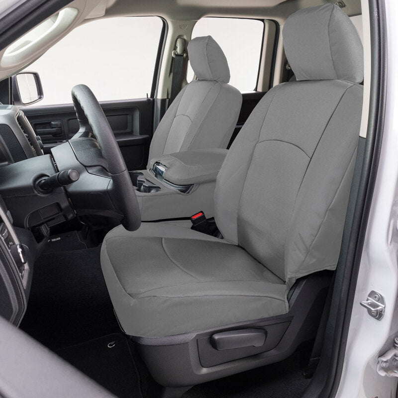 Covercraft 21-25 F150 XL/XLT Endura PrecisionFit Custom Front Row Seat Covers - Silver/Silver GTF4431ABENSS