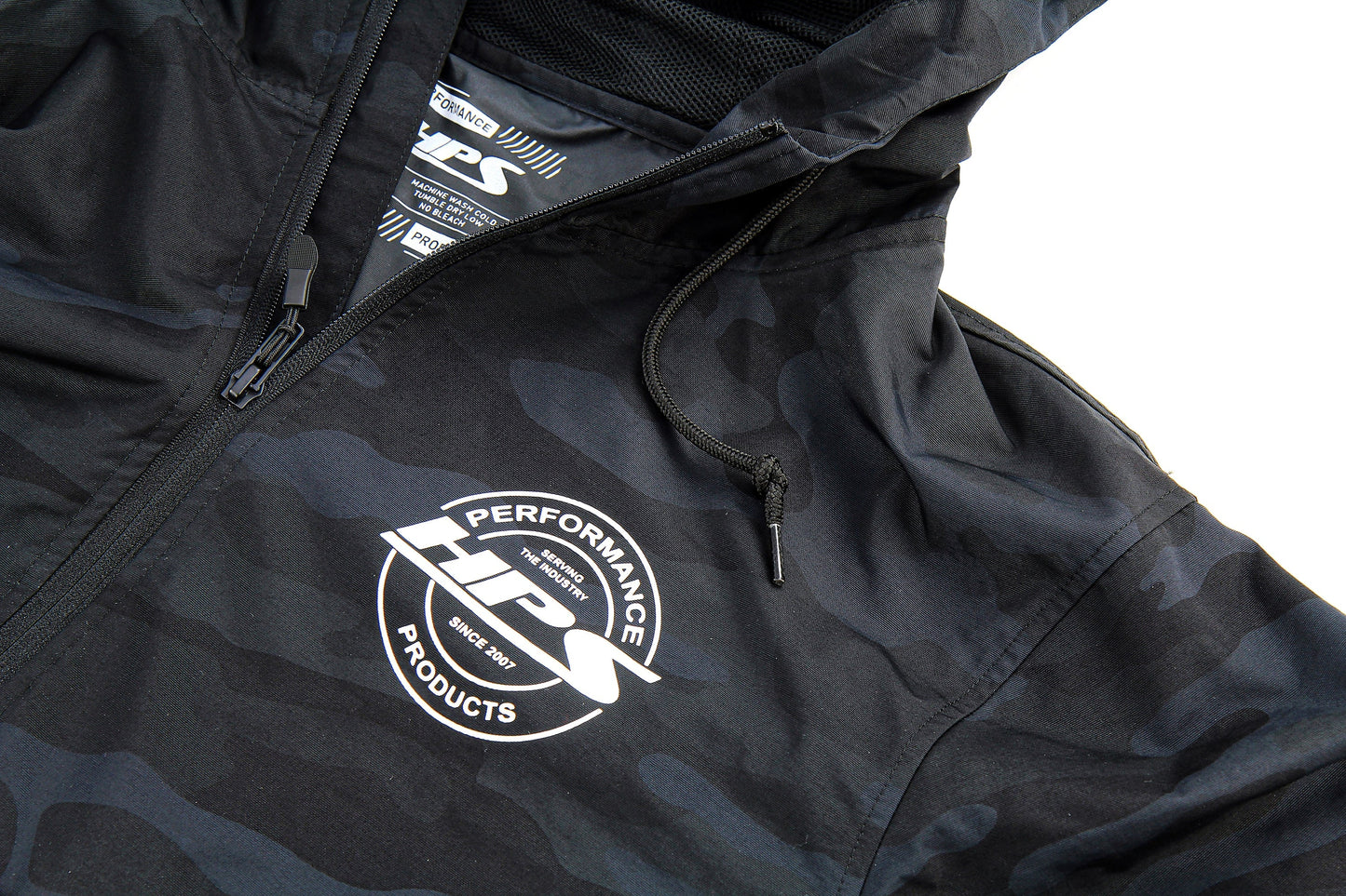 HPS Performance Products Black Camo Anorak Jacket