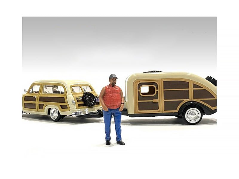 "Campers" Figure 1 for 1/24 Scale Models by American Diorama  free shipping USA