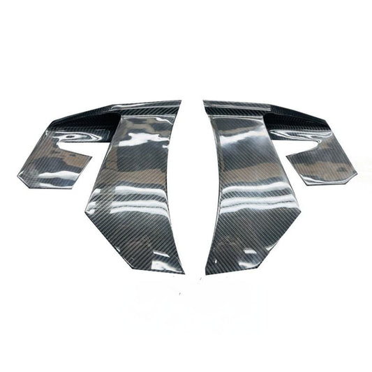 STRATEC SYSTEMS MWD Style Carbon Fiber Rear Diffuser Spats Canards for McLaren GT - View 2