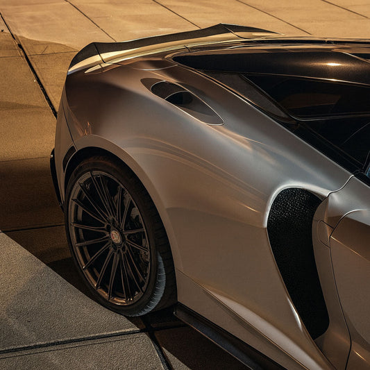 STRATEC SYSTEMS N Style Dry Carbon Fiber Side Air Intake Vent Covers for McLaren GT