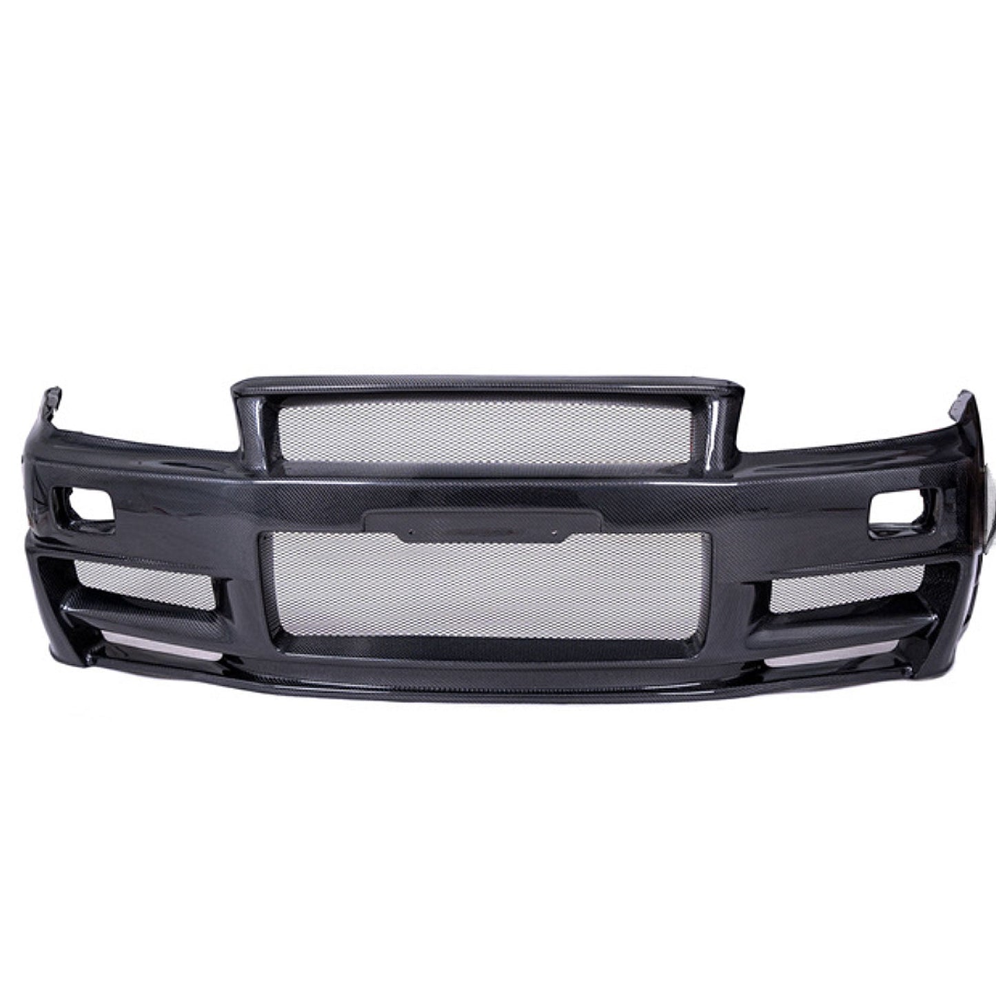Dry Carbon Fiber Z Tune Style Front Bumper for Nissan Skyline R34