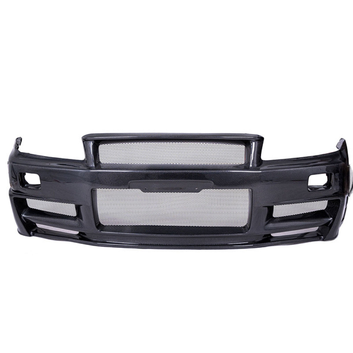 STRATEC SYSTEMS Full Carbon Fiber Z Tune Style Front End Conversion Kit for Nissan Skyline R34...