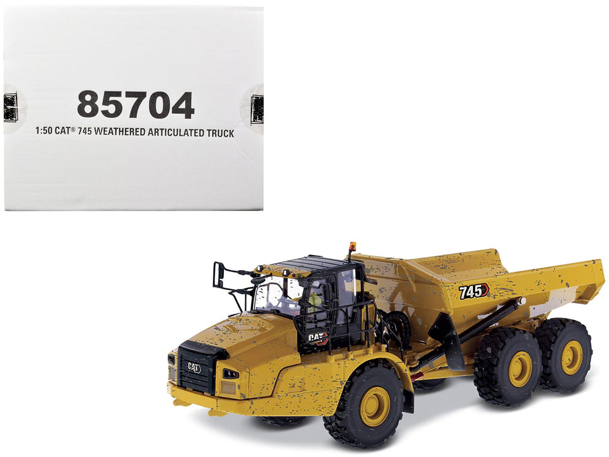 Rapid Vehicles CAT Caterpillar 745 Articulated Truck with Operator (Dirty Version) "Weathered"...
