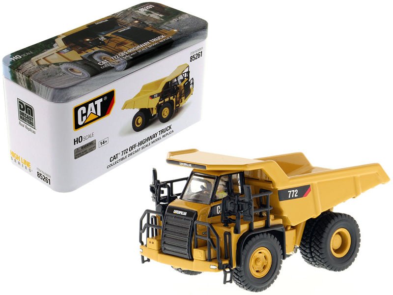 Rapid Vehicles CAT Caterpillar 772 Off-Highway Dump Truck with Operator "High Line" Series 1/87...