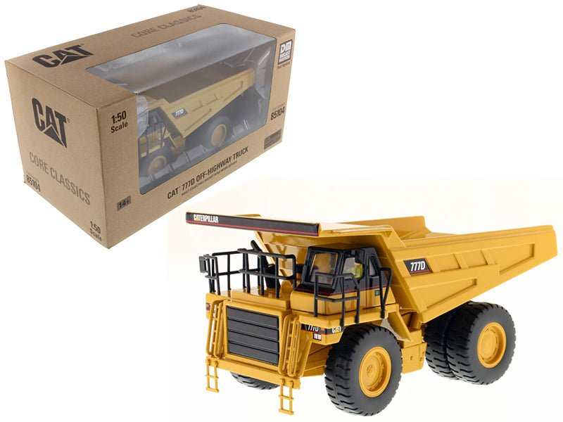 Rapid Vehicles CAT Caterpillar 777D Off Highway Dump Truck with Operator "Core Classics Series"...