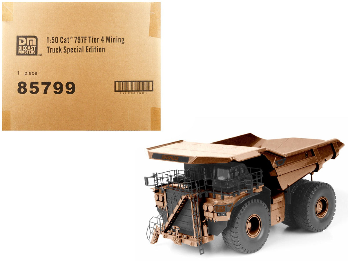Rapid Vehicles CAT Caterpillar 797F 4 Tier Mining Truck Copper Finish Special Edition...
