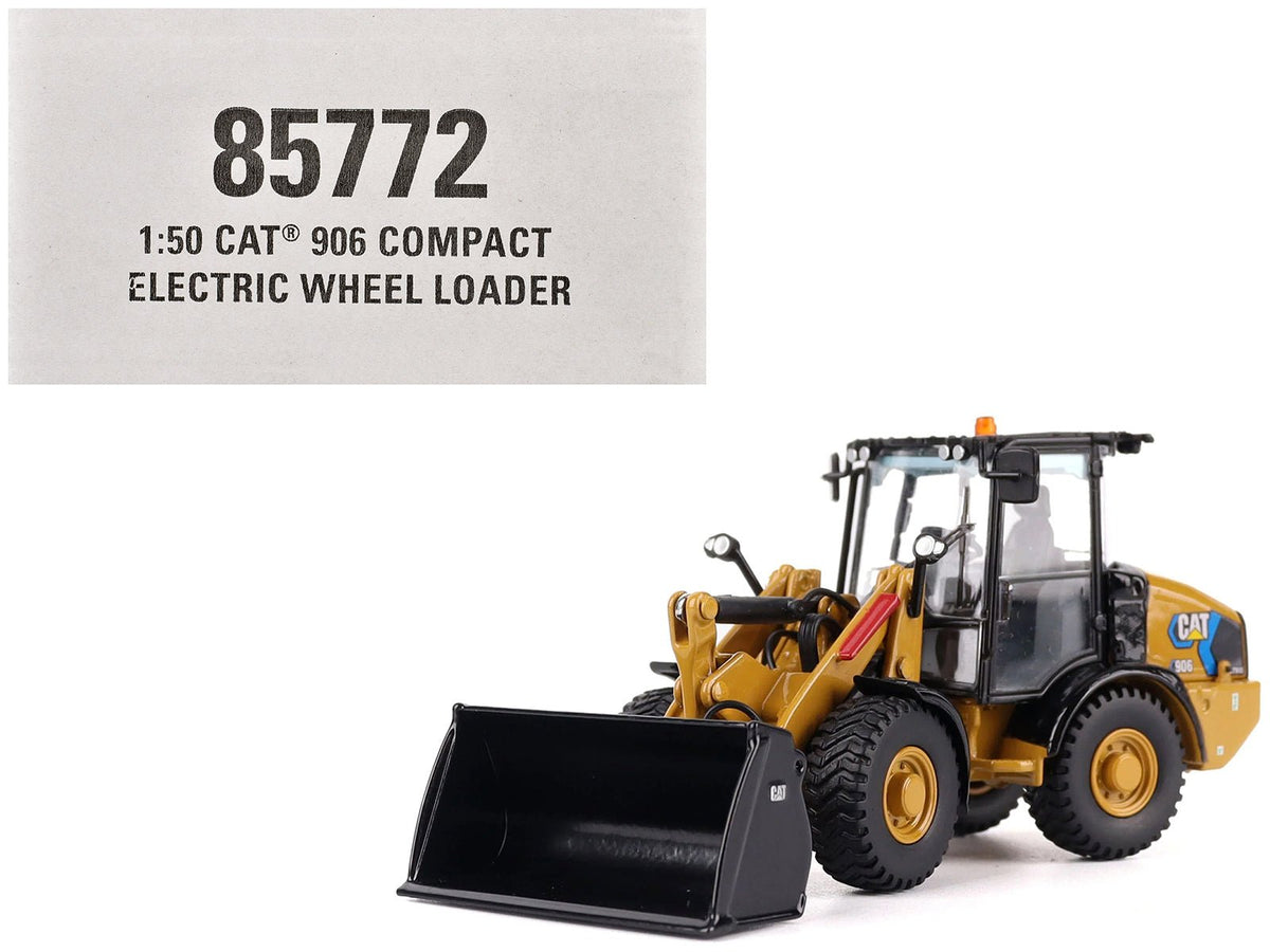 Rapid Vehicles CAT Caterpillar 906 Electric Compact Wheel Loader Yellow with Operator "High Line...