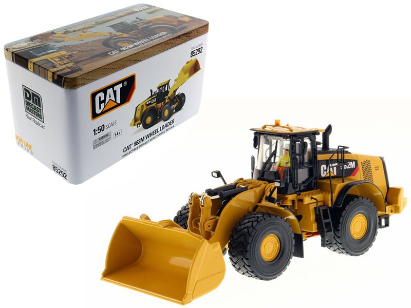 Rapid Vehicles CAT Caterpillar 982M Wheel Loader with Operator "High Line Series" 1/50 Diecast...