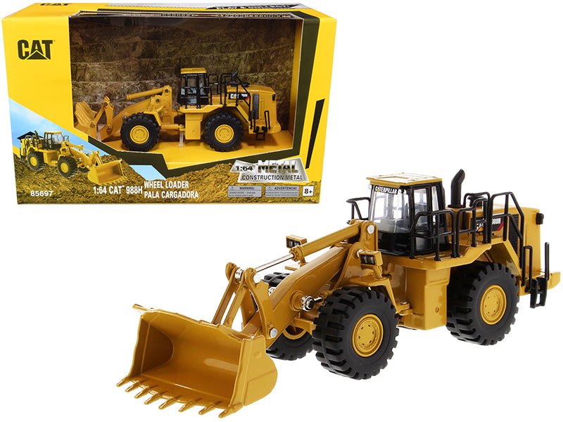 Rapid Vehicles CAT Caterpillar 988H Wheel Loader "Play & Collect!" 1/64 Diecast Model by Diecast...