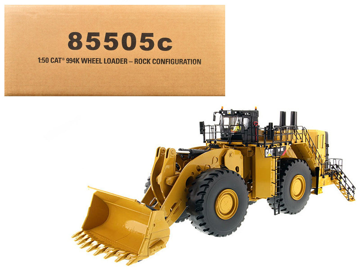 Rapid Vehicles CAT Caterpillar 994K Wheel Loader with Rock Bucket and Operator "Core Classics"...