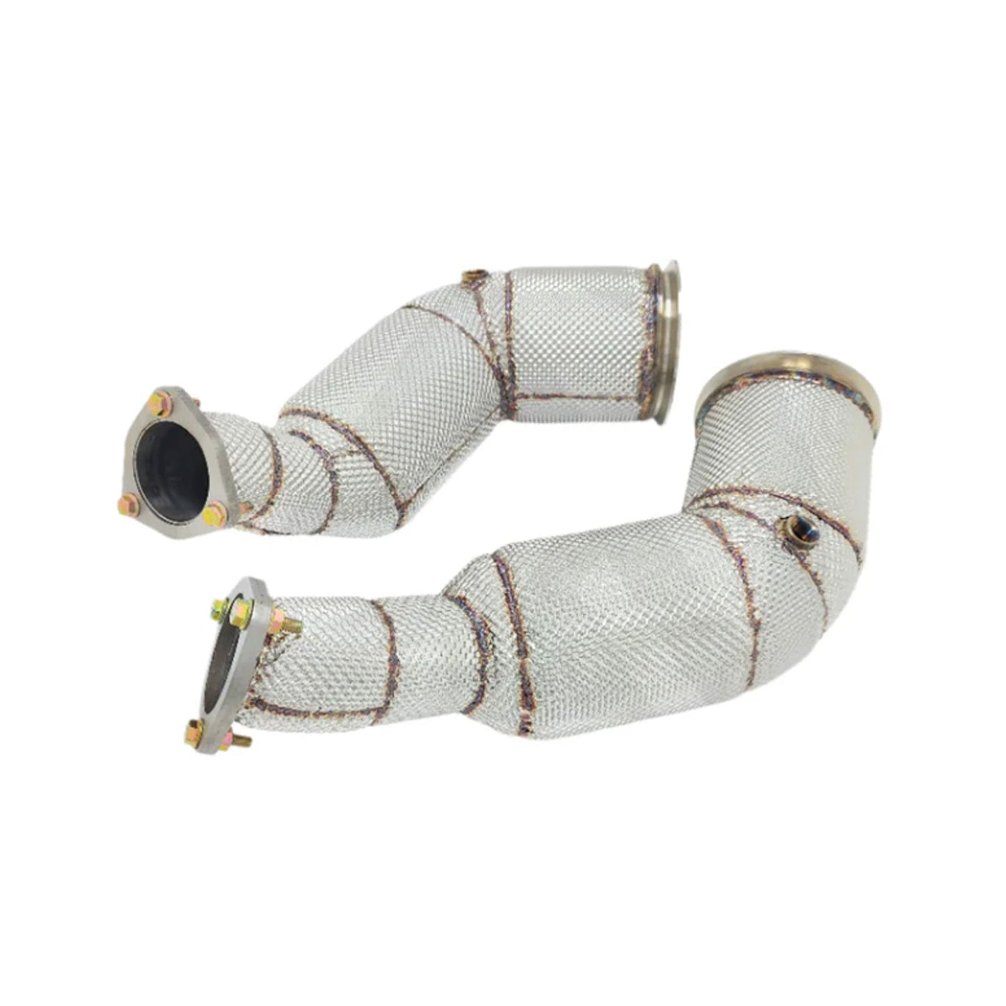 Catless High Flow 304 Stainless Exhaust Downpipe for Audi RS6 RS7 C8 4.0TT