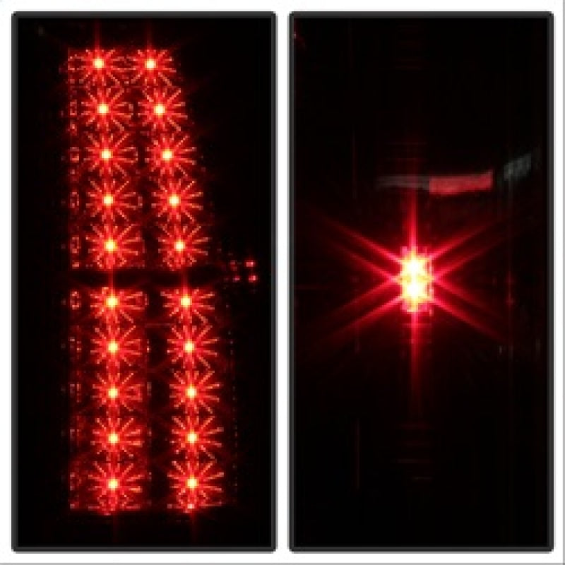 FR SPORT Spyder Chevy Suburban/GMC Yukon/Yukon Denali 07-14 LED Tail Lights Red Clear...