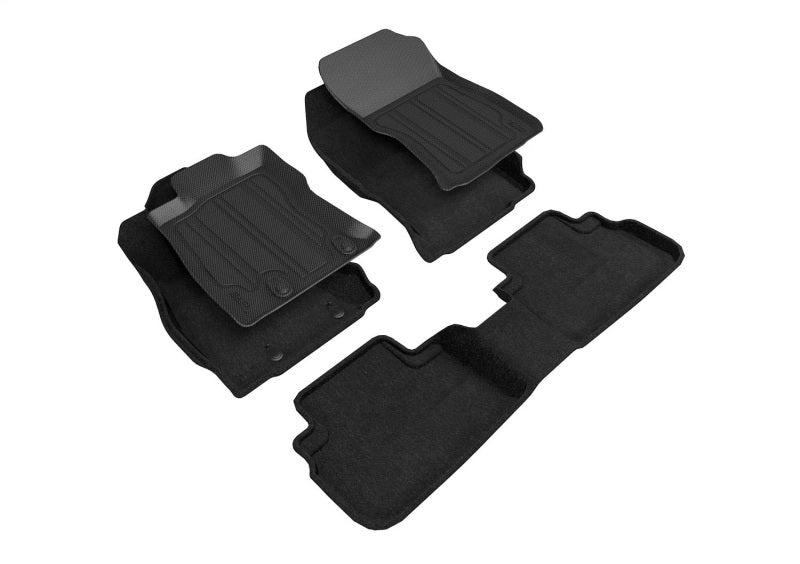 3D MAXpider 19-24 Subaru Forester Elegant Hybrid Black R1 R2 SLSB02404709