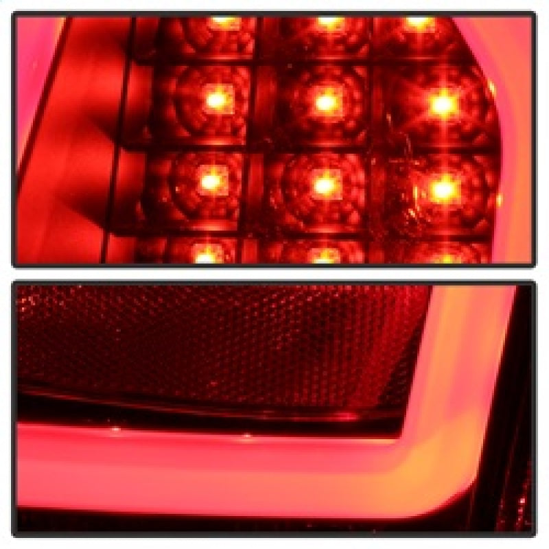 FR SPORT Spyder Chrysler 300 05-07 V2 Light Bar LED Tail Lights - Black ALT-YD-CHR305V2-LED-BK...