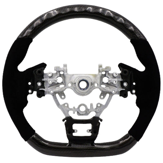 FR SPORT BLOX Racing 22+ Subaru Carbon/Alcantara Steering Wheel Black Stitching BXSW-50020-B