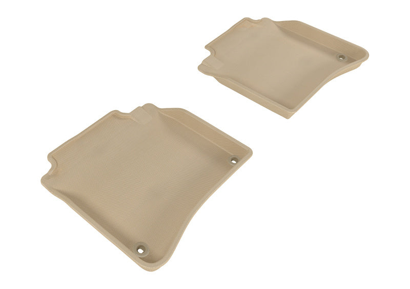 3D MAXpider 2014-2019 Mercedes-Benz S-Class W222 Kagu 2nd Row Floormats - Tan L1MB04621502