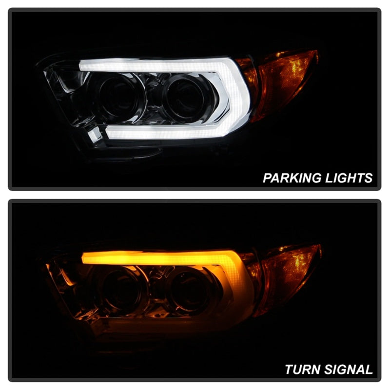 FR SPORT Spyder Signature Toyota Tacoma 16-18 (SR5 Model) Projector Headlights- Chrome...