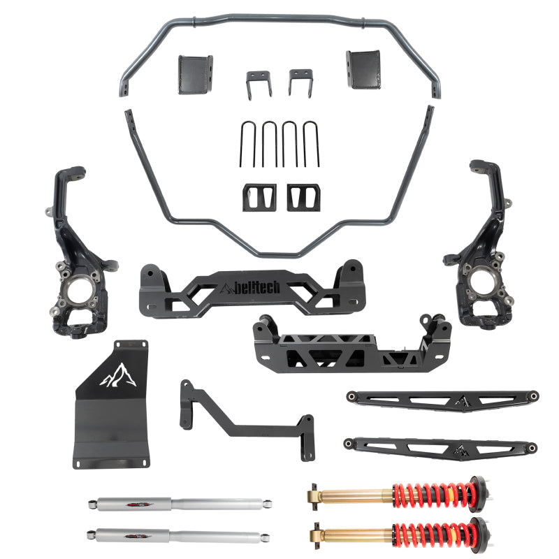 Belltech 2021+ Ford F150 4WD 5-7in Front and Rear Trail Performance Lift Kit 152510HK