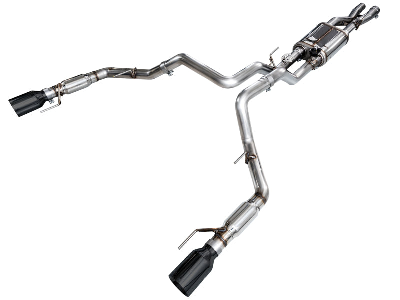 AWE Tuning AWE Gen 3 Ford Raptor SwitchPath Exhaust  - Diamond Black Tips 3025-33356