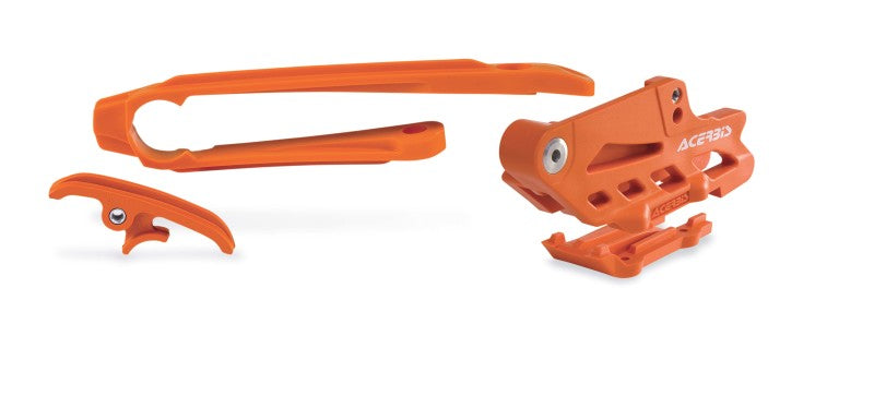 Acerbis 12-16 KTM EXC Chain Guide/Slider Kit - Orange 2314050036