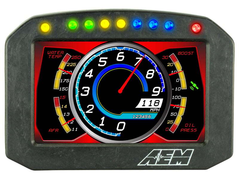AEM CD-5L Carbon Logging Flush Digital Dash Display 30-5601F