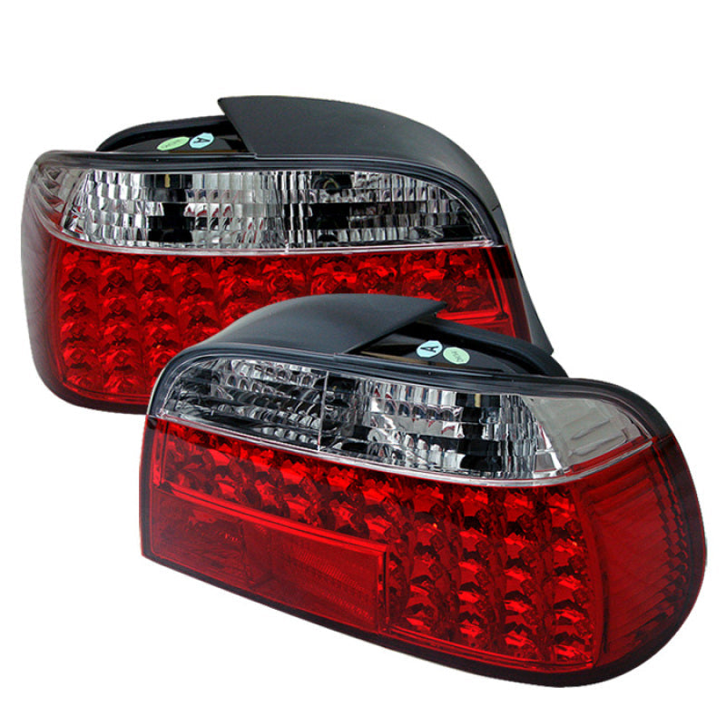 FR SPORT Spyder BMW E38 7-Series 95-01 LED Tail Lights Red Clear ALT-YD-BE3895-LED-RC 5000620