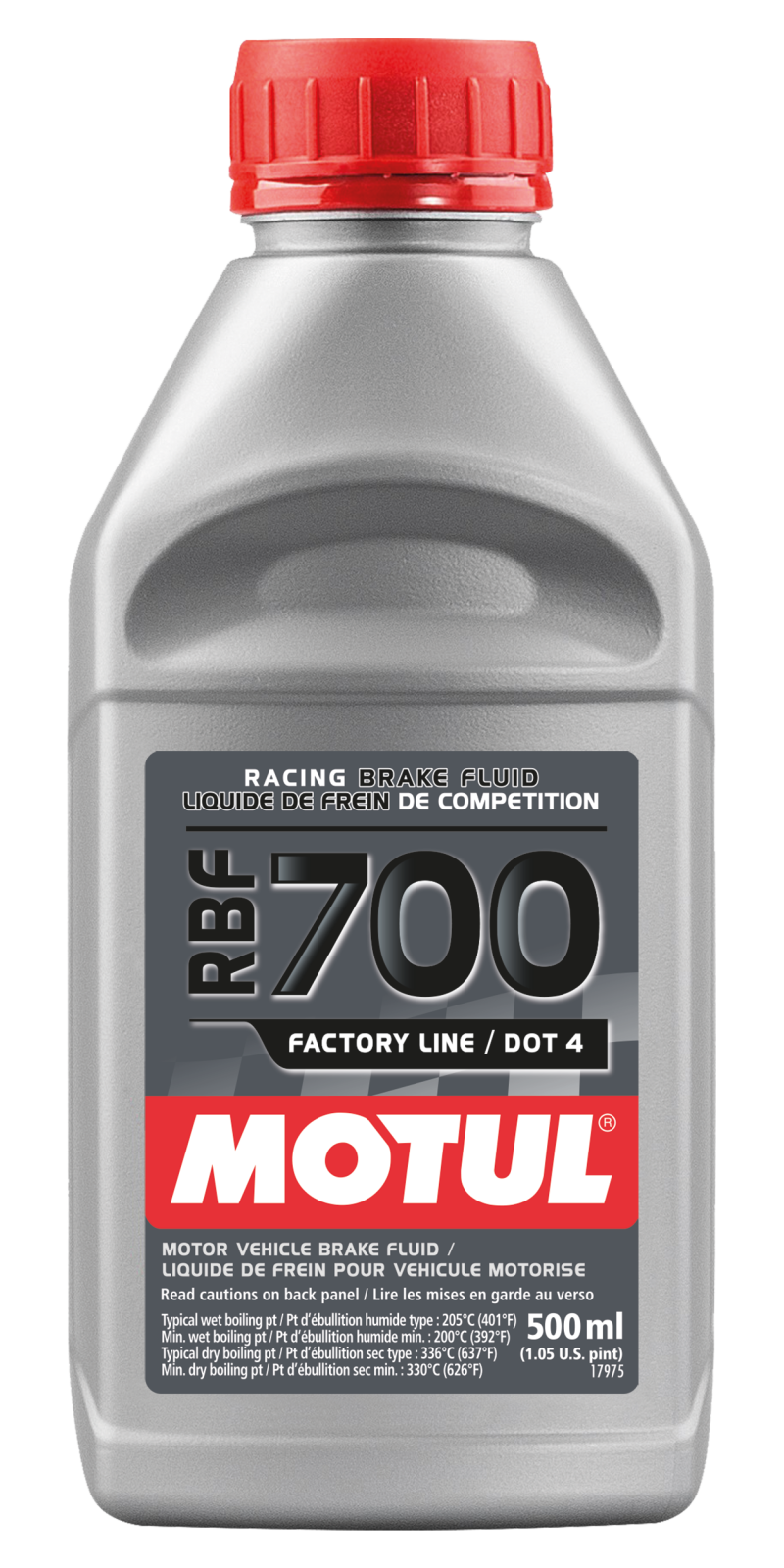 Motul 1/2L Brake Fluid RBF 700 (SINGLE) - Racing DOT 4