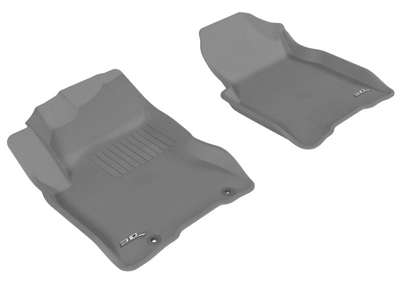 3D MAXpider 2008-2013 Nissan Rogue Kagu 1st Row Floormat - Gray L1NS02911501