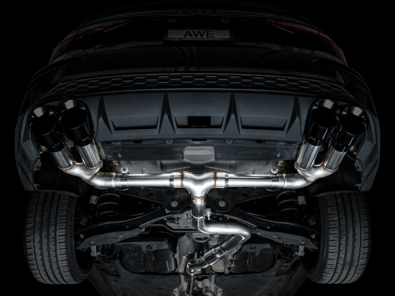 AWE Tuning AWE 22-24 Audi 8Y S3 Track Edition Exhaust  - Diamond Black Tips 3020-43897