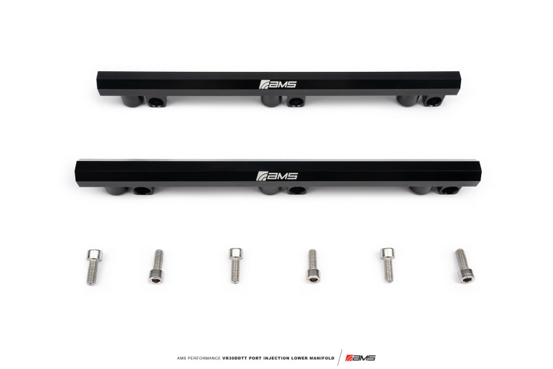 AMS Performance 2023+ Nissan Z Port Injection Lower Manifold - Gunmetal AMS.47.08.0001-2