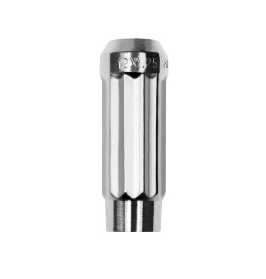 FR SPORT BLOX Racing 12-Sided P17 Tuner Lug Nut 12x1.5 - Chrome Steel - Single Piece BXAC-00140-CH
