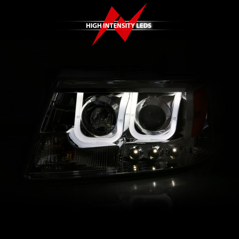 Anzo 2004-2008 Ford F-150 Projector Headlights w/ U-Bar Chrome