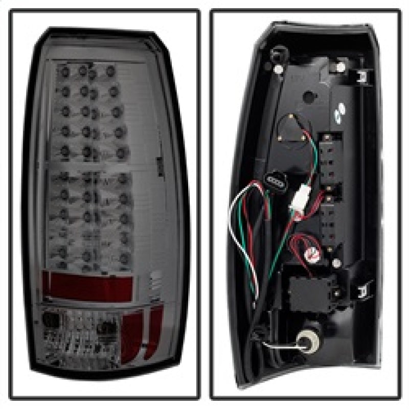 FR SPORT Spyder Chevy Avalanche 07-13 LED Tail Lights Smoke ALT-YD-CAV07-LED-SM 5032485 - View 7