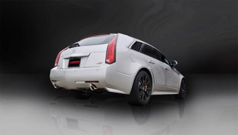 FR SPORT Corsa Performance 11-13 Cadillac CTS Wagon V 6.2L V8 Polished Sport Axle-Back Exhaust -...
