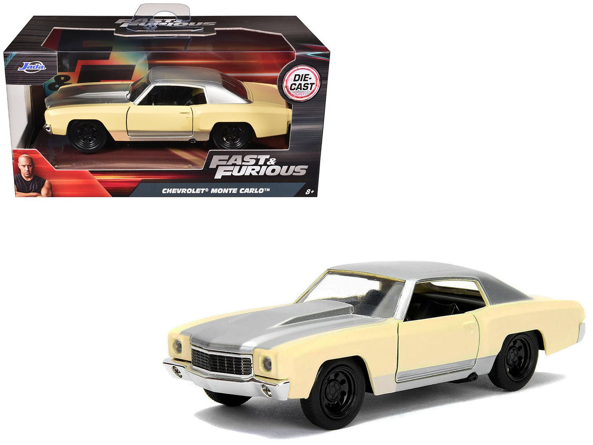 Rapid Vehicles Chevrolet Monte Carlo Cream with Silver Hood and Top "The Fast and the Furious:...