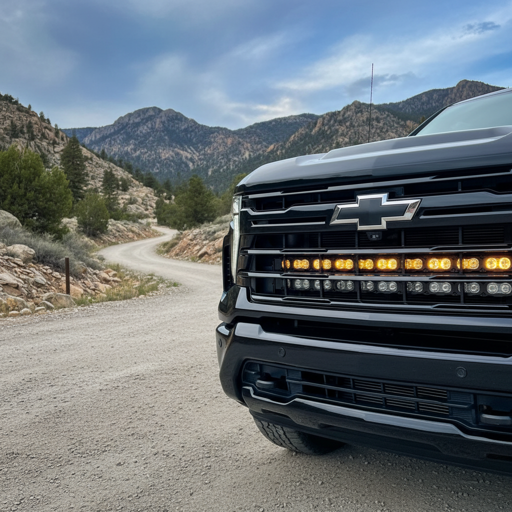 2020+ Chevrolet Silverado 2500/3500HD Dual 40s Light Bars - PRO