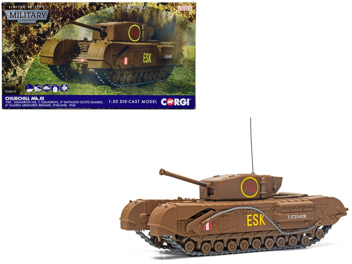 Rapid Vehicles Churchill Mk.III Tank "ESK Squadron HQ C Squadron 3rd Battalion Scots Guards 6th...