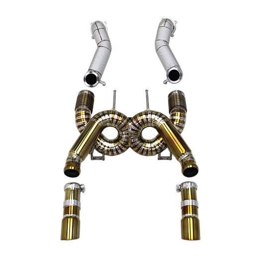 Bull Boost Performance Titanium X Pipe Catback Exhaust System For McLaren 720s 4.0T Spider