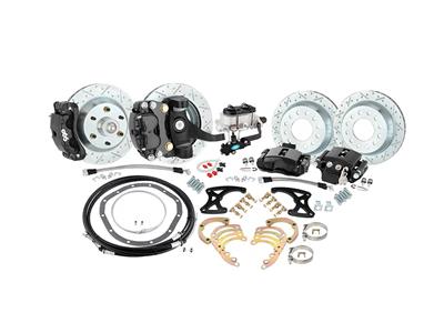 Classic Performance Complete Front and Rear Disc Brake Kits - 6366FRBK6BB