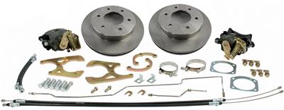 Classic Performance Rear Disc Brake Kits - 6366RWBK6E
