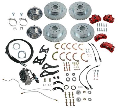 Classic Performance Complete Front and Rear Big Brake Kits - 6568FRBKBBR