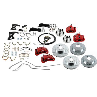 Classic Performance Complete Front and Rear Big Brake Kits - 6869FRBKBBR