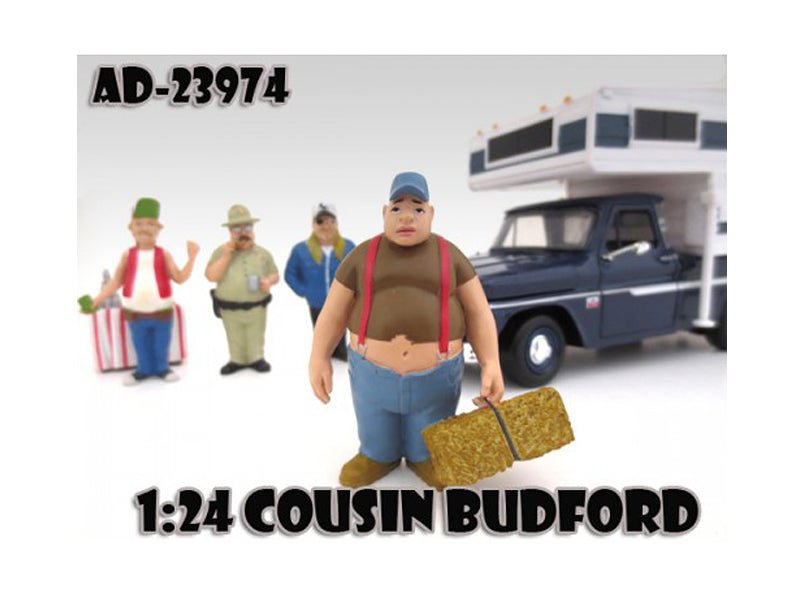 Rapid Vehicles Cousin Budford "Trailer Park" Figure For 1:24 Scale Model Cars by American Diorama...